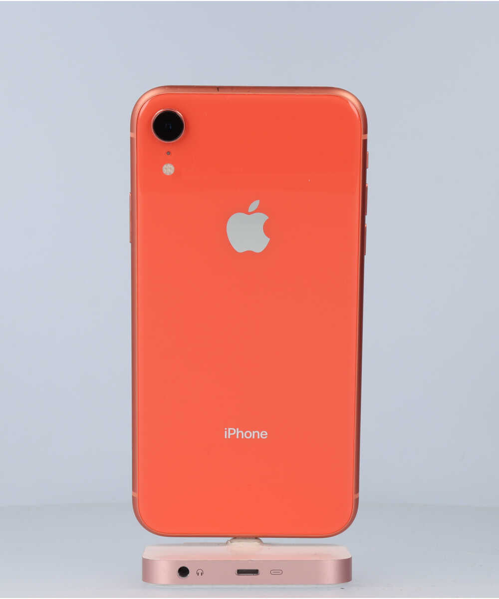 iPhone XR 128GB SIMフリー バッテリー最大容量:90% コーラル Aグレード (357379095766983) 中古