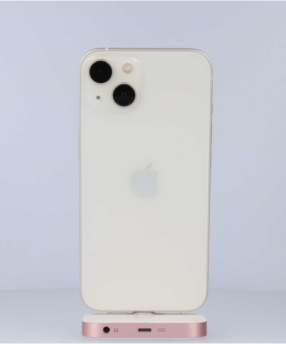 iPhone 13 256GB SIMフリー バッテリー最大容量:90% スターライト Aグレード (358184147965826) 中古