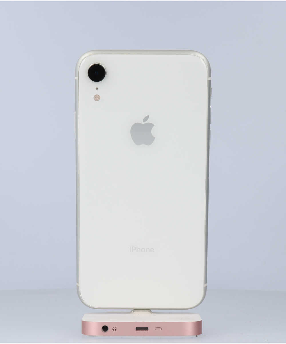 iPhone XR 64GB SIMフリー バッテリー最大容量:88% ホワイト Aグレード (358823090134829) 中古