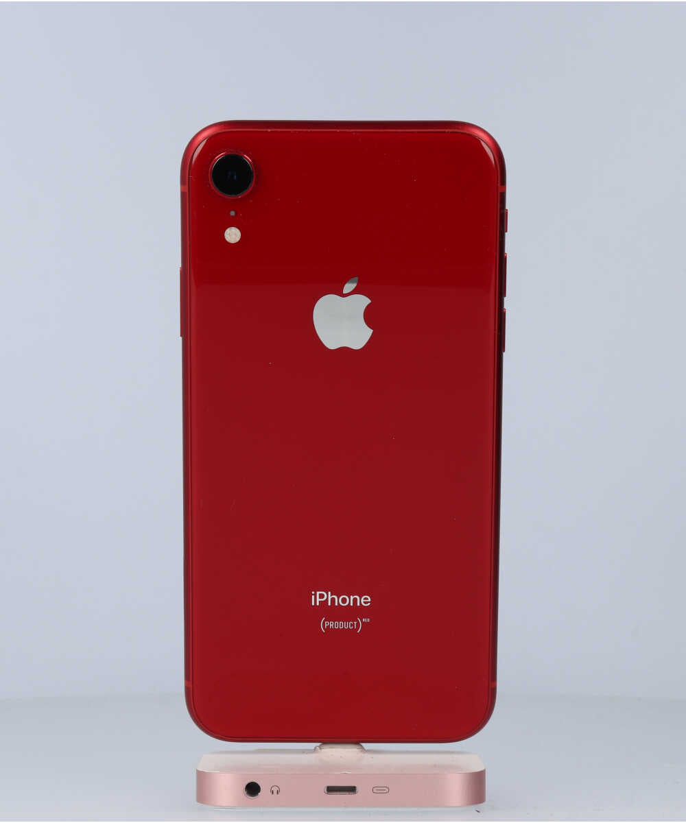 iPhone XR 128GB SIMフリー バッテリー最大容量:88% レッド Aグレード (358824092776724) 中古