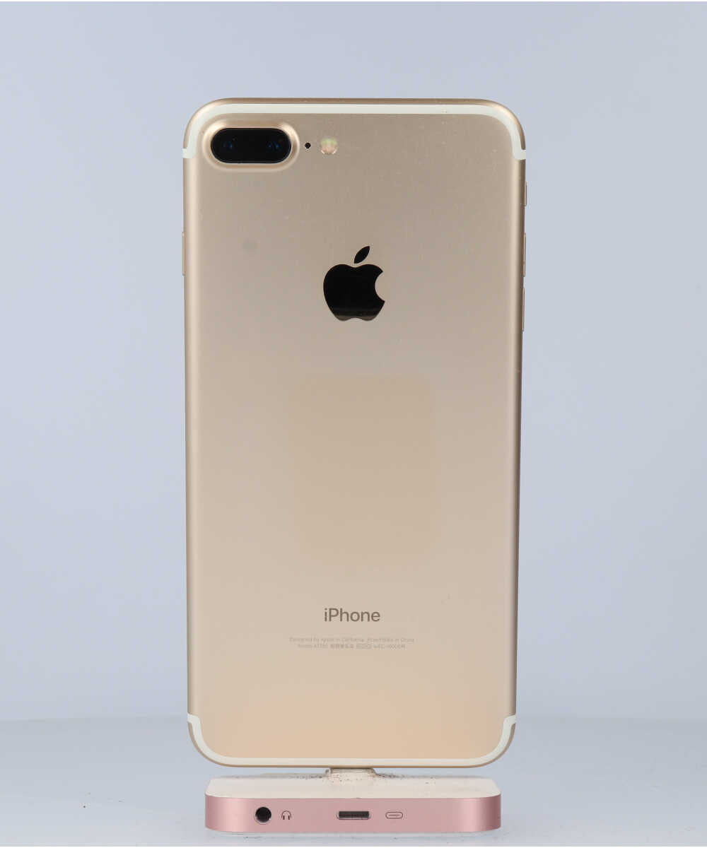 iPhone 7 Plus 128GB SIMフリー バッテリー最大容量:82% ゴールド Cグレード (359151076163326) 中古