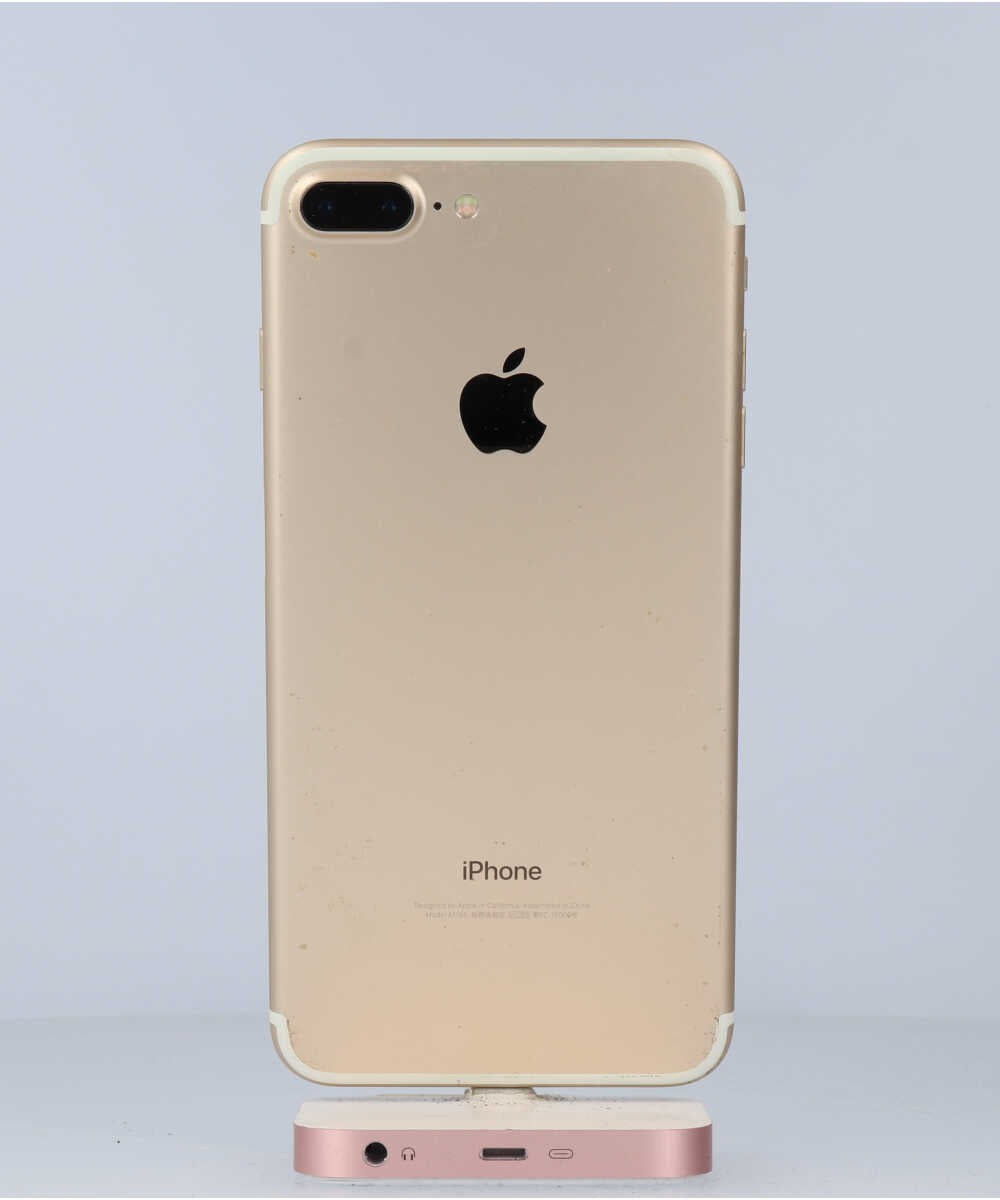 iPhone 7 Plus 128GB SIMフリー バッテリー最大容量:83% ゴールド Cグレード (359188071933675) 中古