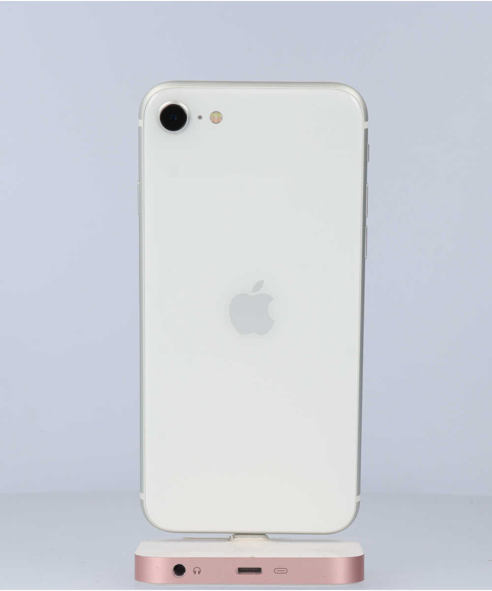 iPhone SE (第 2 世代) 64GB SIMフリー バッテリー最大容量:87% ホワイト Aグレード (359230404636425) 中古