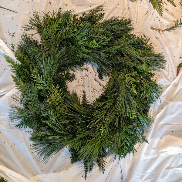 homemade wreath