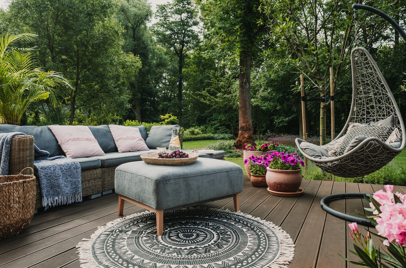 outdoor room in landscape