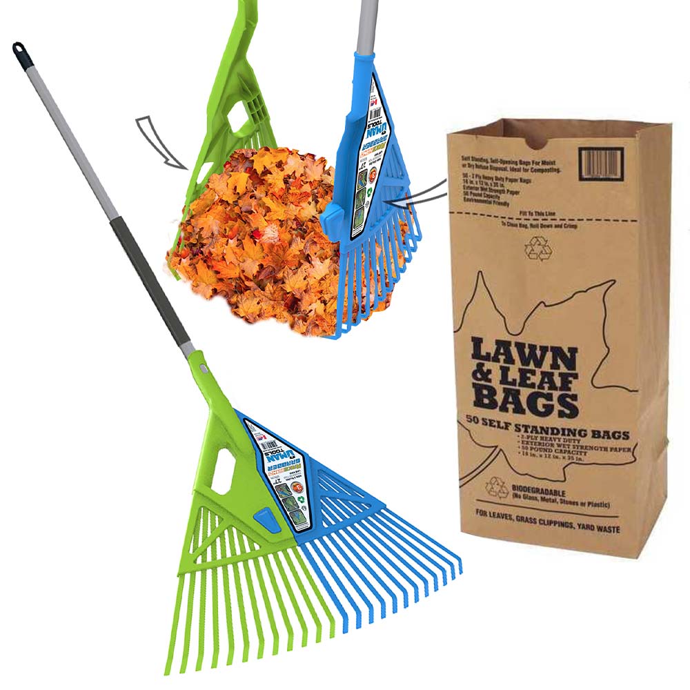 Lawn & Leaf Bags Self Standing Yard Cleanup