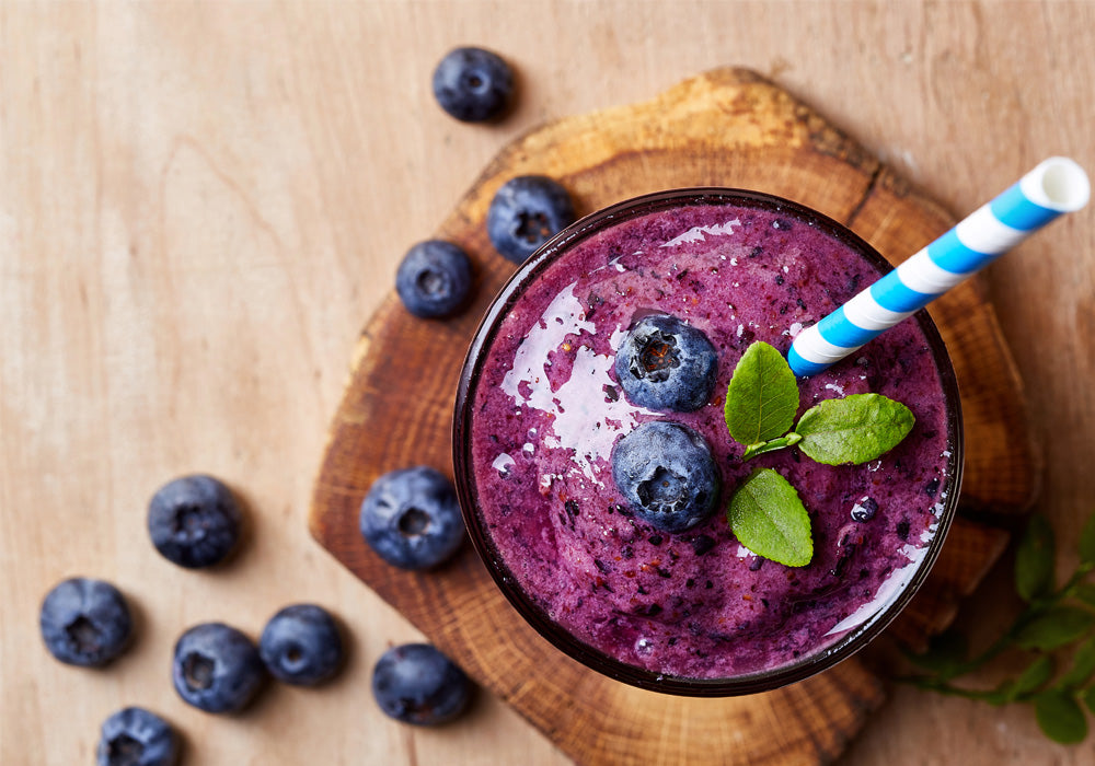 Blueberry smoothie