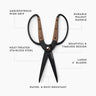 Barebones Rust-Resistant Steel Garden Scissors
