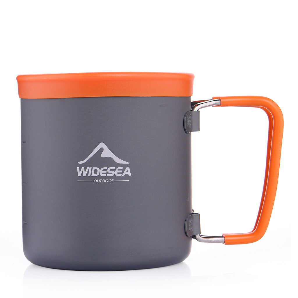 Camping Aluminum Coffee Pot with French Press 750ML – widesea outdoor