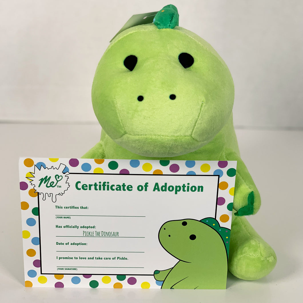 pickles dinosaur plush