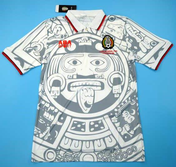 white mexico soccer jersey