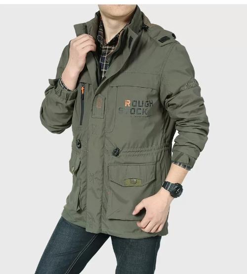 Rough Stock Bomber Army jacket- Free shipping – Jaraguar