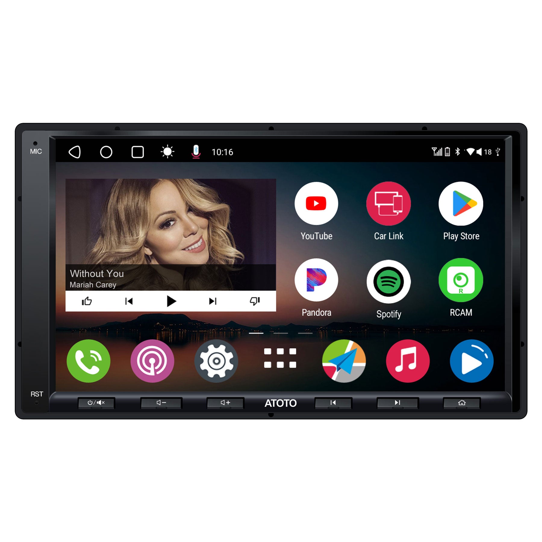 ATOTO A6 Performance DoubleDIN 7 Inch Android Car Stereo (This model