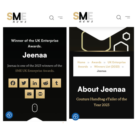 SME Enterprise Awards - Jeenaa