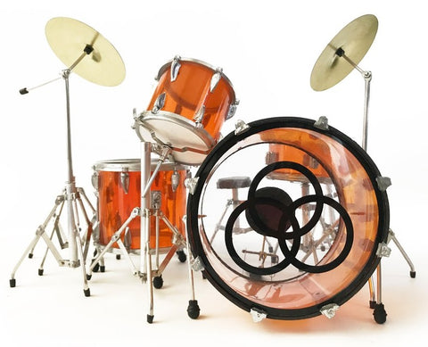 Zeppelin amber mini drum kit