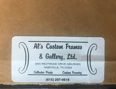 Al's Custom Frames RIAA sticker