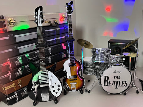 Beatles set of mini instruments