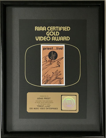 Judas Priest Priest Live RIAA Video Award