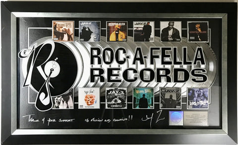 Jay Z Roc A Fella Records RIAA Multi-Platinum Award