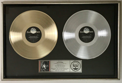 John Cafferty dual Gold and Platinum RIAA award