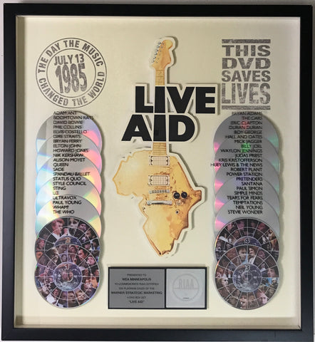 Live Aid RIAA 10x Platinum Award