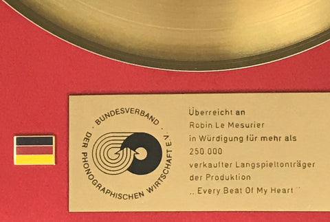 Rod Stewart BVMI German record award detail