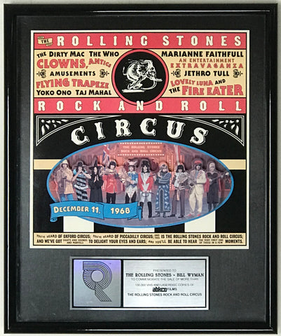 Rolling Stones Rock N Roll Circus RIAA Video Award