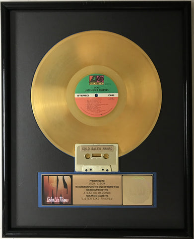 INXS RIAA award flower hologram