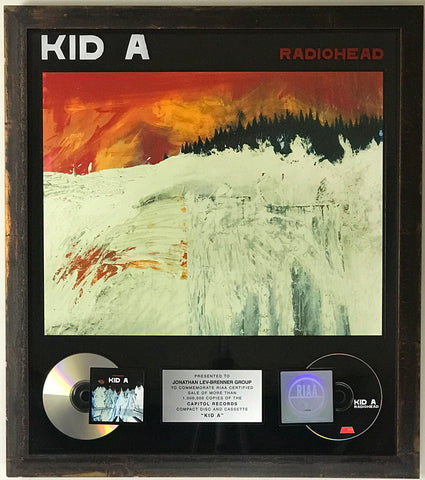 Radiohead Kid A RIAA award