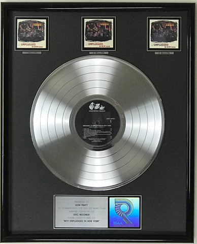Nirvana MTV Unplugged RIAA award
