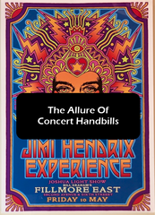 The Allure of Concert Handbills