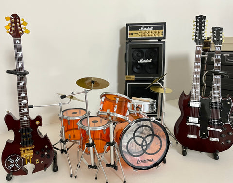 Led Zeppelin mini instruments
