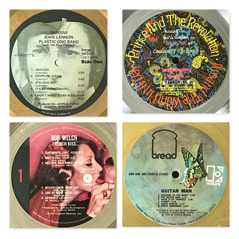 artist customized record labels