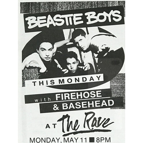 musicgoldmine.com - Beastie Boys 1992 Original Concert Flyer +