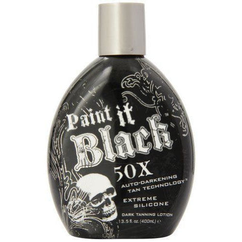 paint it black tanning lotion before and after