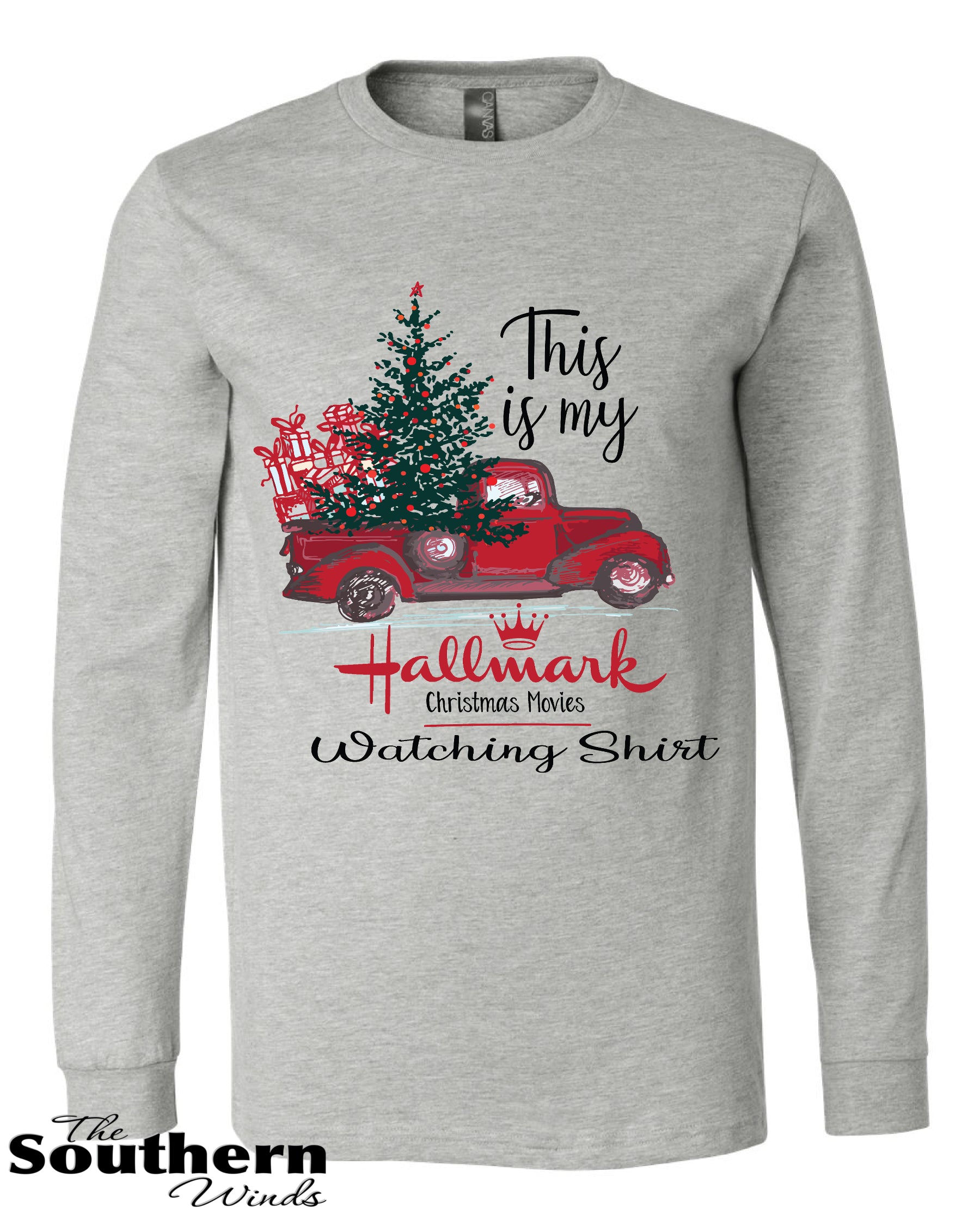 Hallmark Christmas Movie Watching Shirt Original Print Shirt The Southern Winds