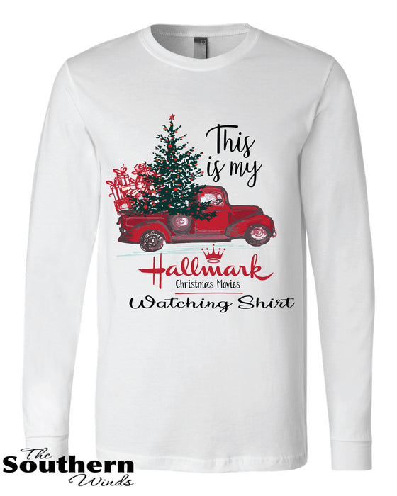 hallmark christmas movie watching sweater