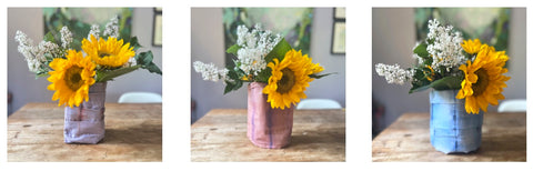 Mason Jar vase cover