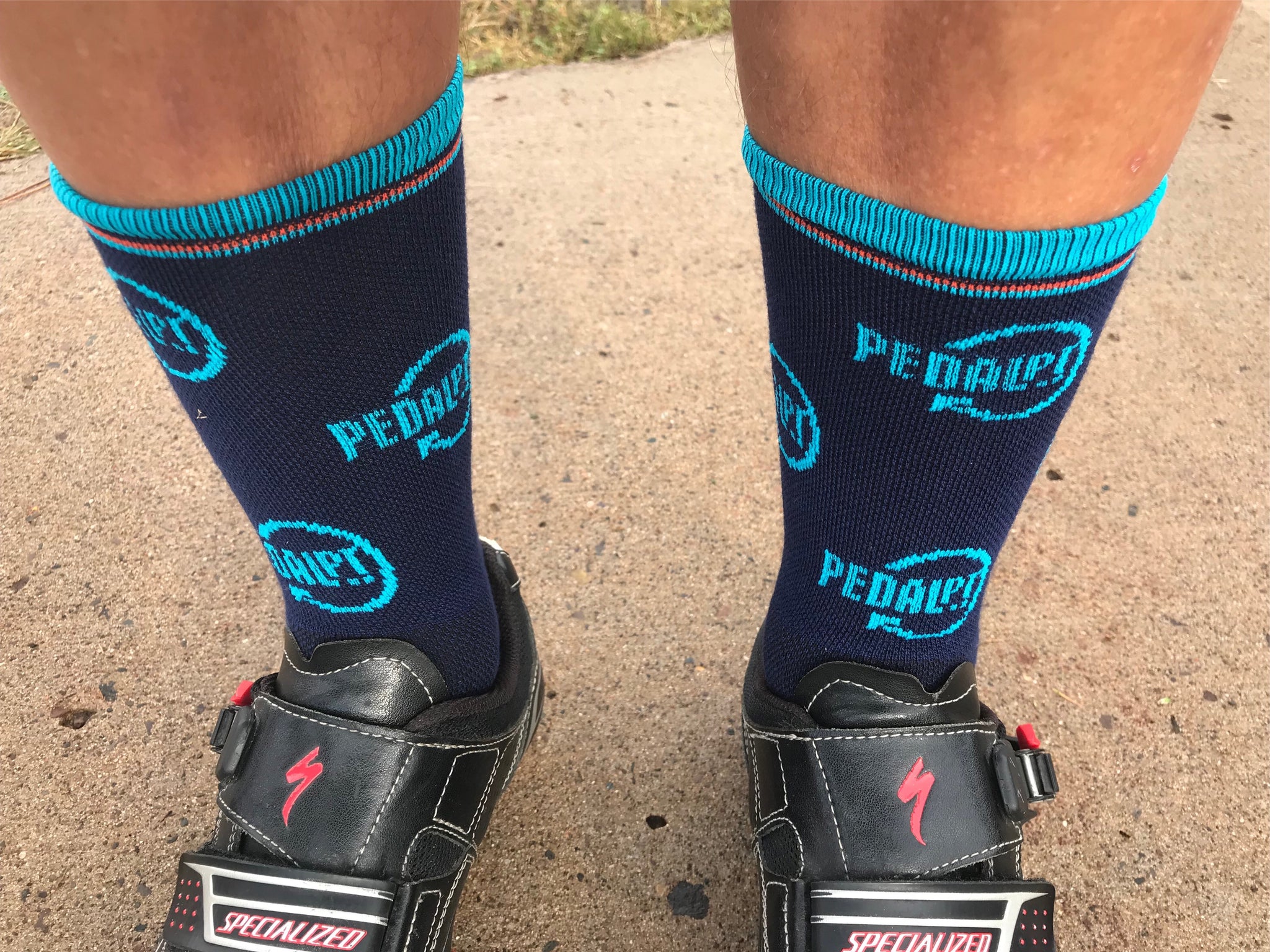 bike pedal socks