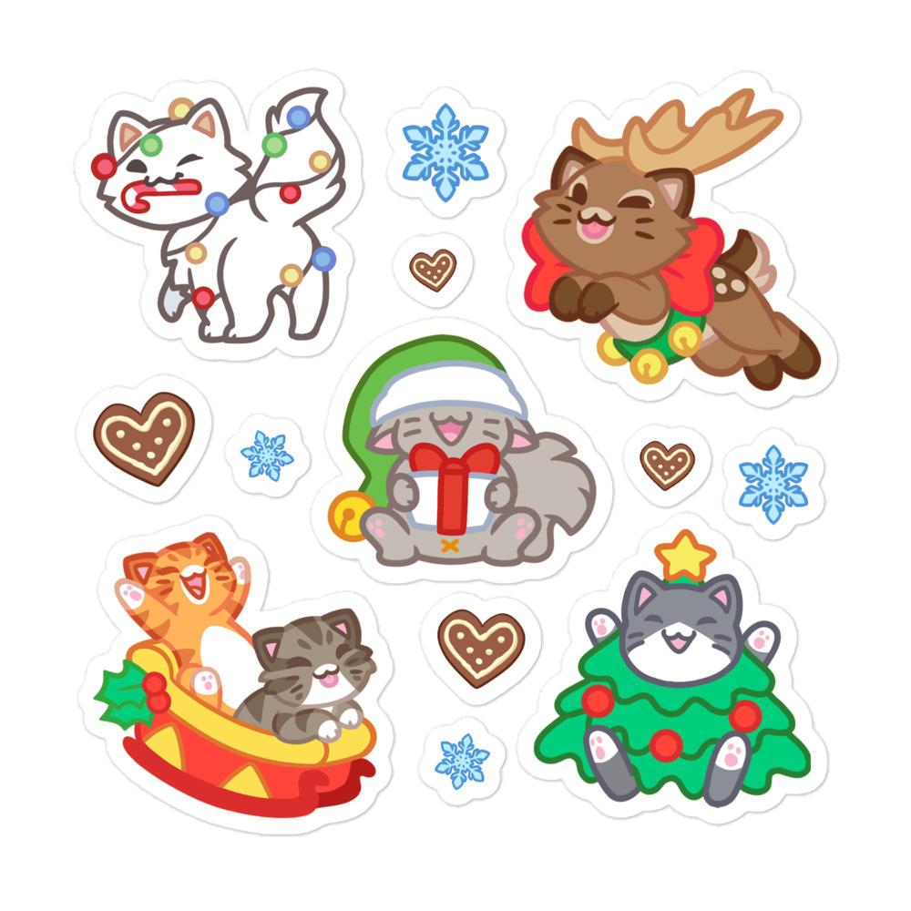 Holiday Stickers – Castle Cats Store