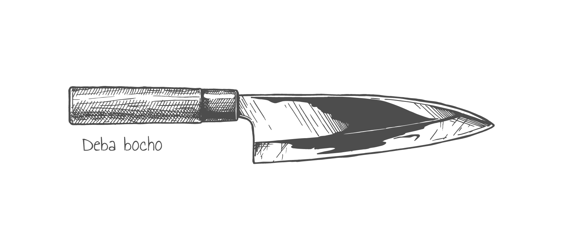 Deba Japanese knife shape