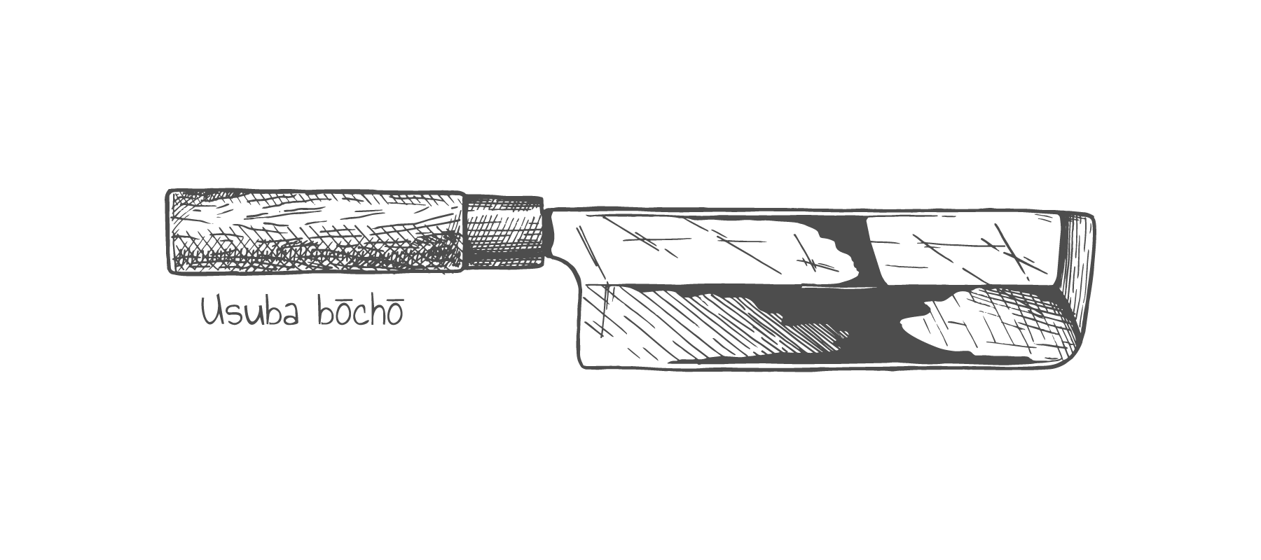 Usuba Japanese knife shape