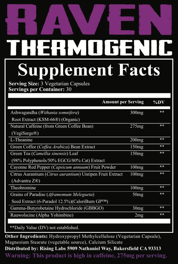 Raven Thermogenic Rising Labs