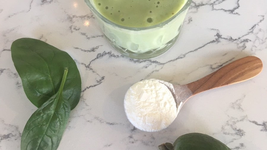 Feijoa collagen smoothie