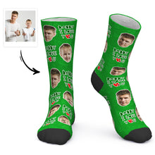 Father's Day Gift - Custom Face Socks Daddy I Love You