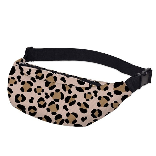 Bold Leopard Print Fanny Pack Waist Bag – Funn Bagz