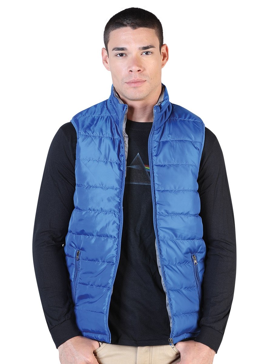 Chaleco Casual Para Hombre 'El General' *PETROLEO/GREY-42559* - BELLEZA'S