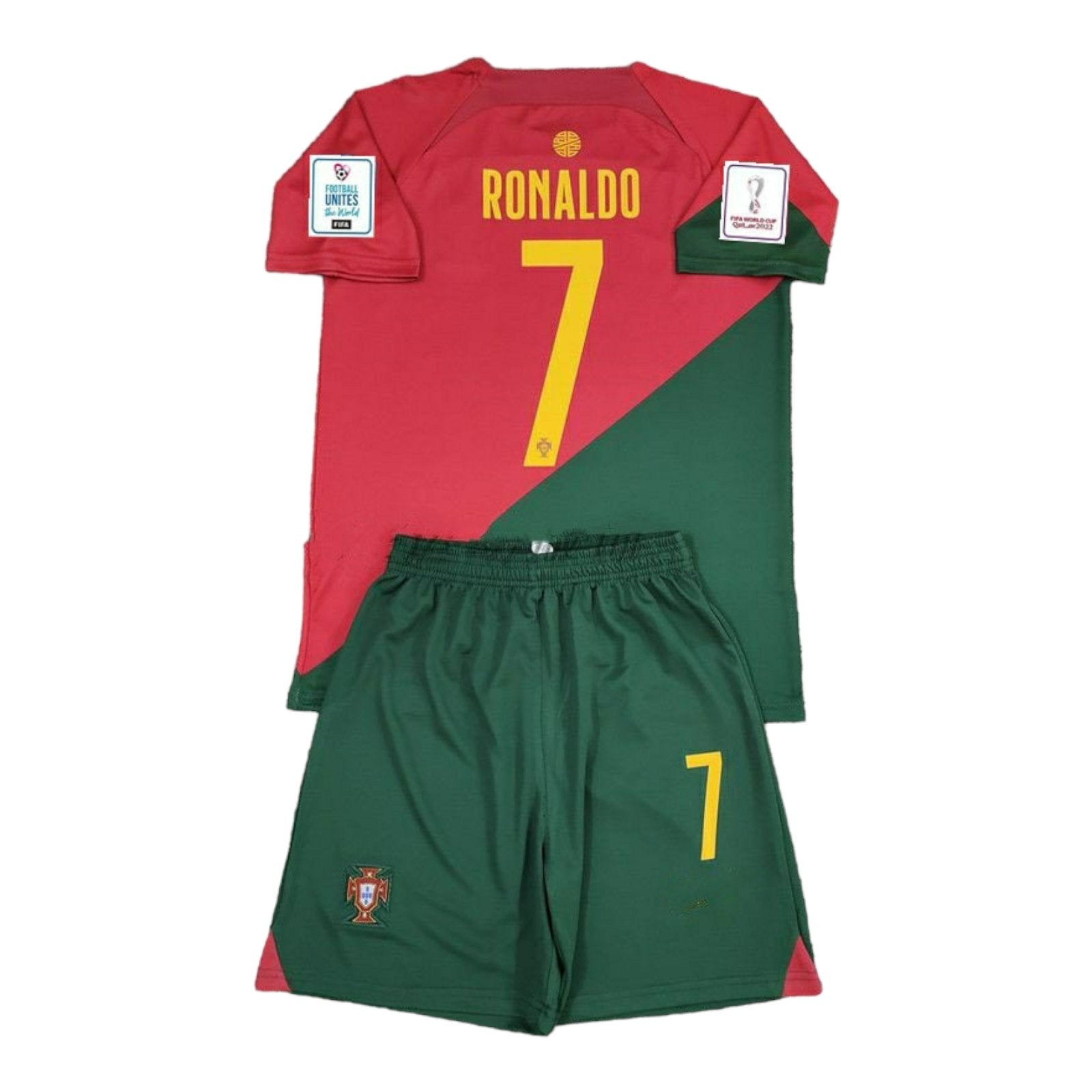Portugal No . 7 CR7 Camiseta De Casa Ropa De Fútbol Para Niños