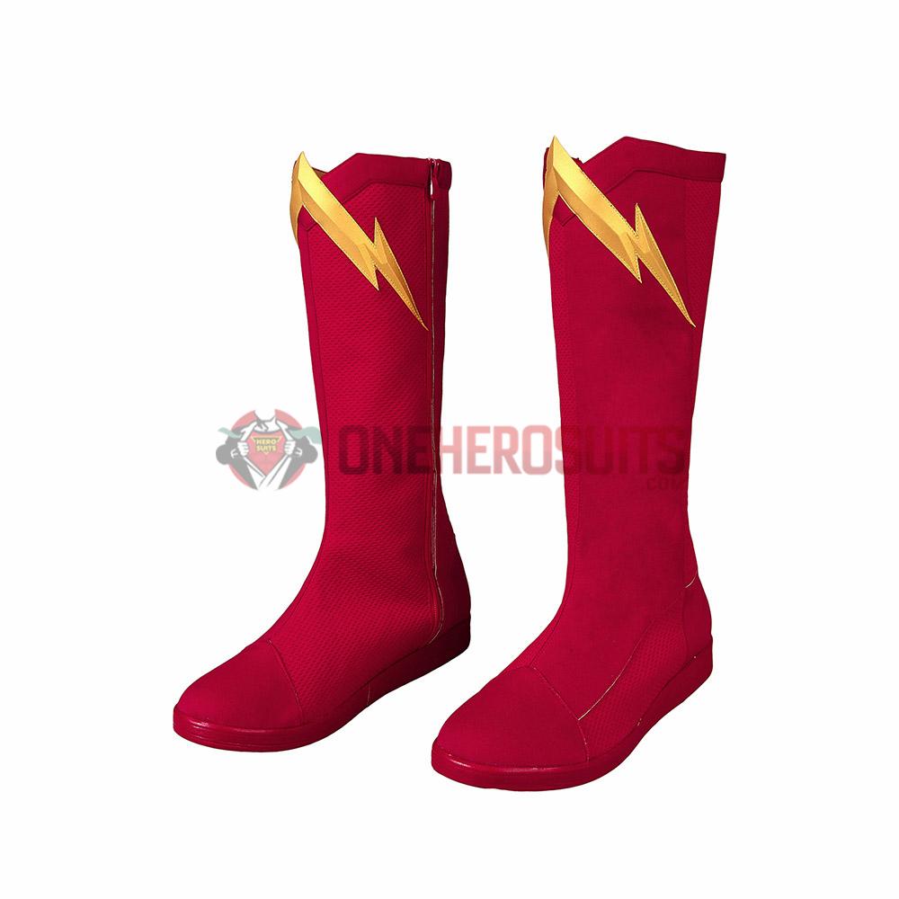 The Flash Season 6 Cosplay Boots Barry Allen Cosplay Shoes – OneHeroSuits