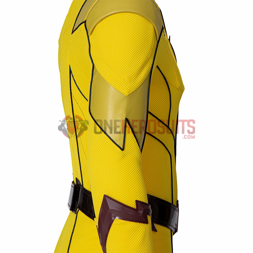Reverse-Flash Cosplay Costumes The Flash S8 Yellow Cosplay Suits